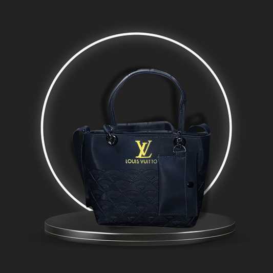 Navy Blue LV cross body bag