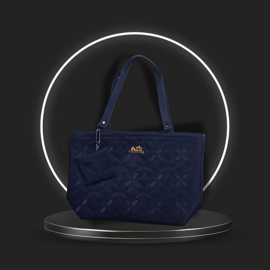 Navy blue shoulder bag